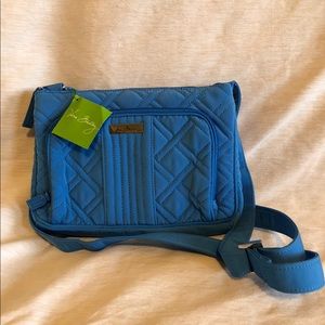 Vera Bradley little hipster in blue- new!